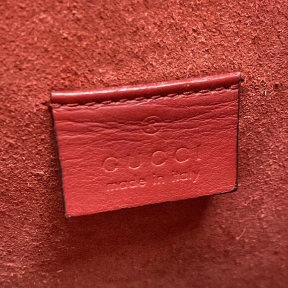 GUCCI Dionysus/GG Blooms Beige Ebony Red PVC Suede Shoulder Bag 632-080925 - Picture 14 of 14